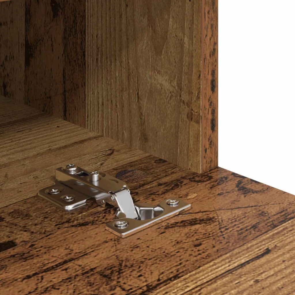 Mobiletti TV da Parete 2 pcs Legno vecchio 60 x 30 x 30 cm 882923