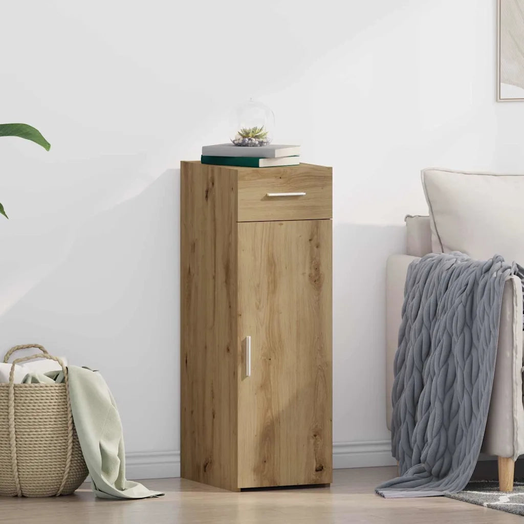 Credenza con Cassetto-Buffet-Armadio da cucina Rovere artigianale 30 x 42,5 x 93 cm