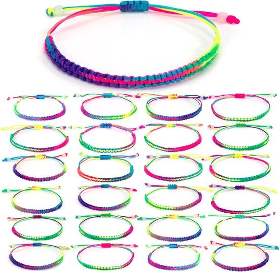 Bracciale Premium Cadeau per Uomo, Donna e Bambino - Set di 24 pezzi - Adattabile