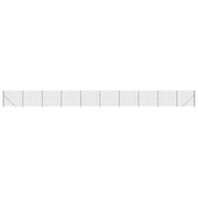 Recinzione da Giardino | Recinzione Metallica con Flangia Antracite 2x25 m