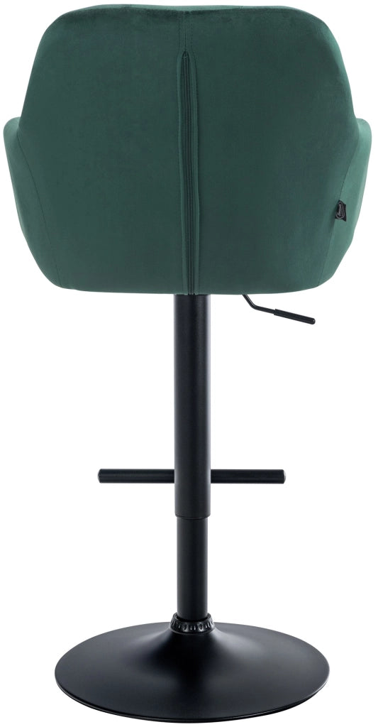 Barhocker Natoma Samt schwarz