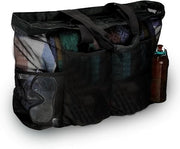 Borsa da spiaggia grande XXL con chiusura a cerniera - Ideale per famiglie - Opaca e leggera - Ideale per le vacanze e i bagni di massa - Modello: XXL - Dimensioni: XXL - Materiale: - Peso: - Colore: - Codice prodotto: