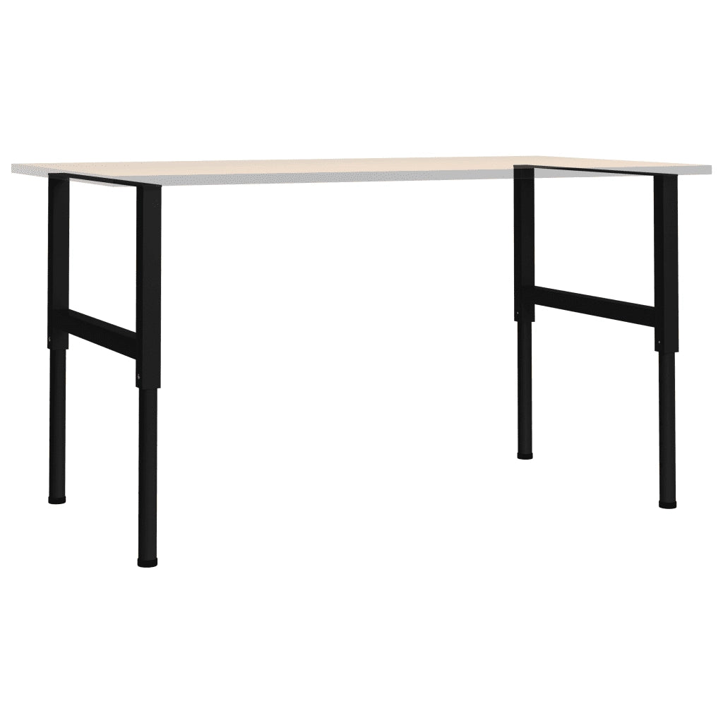 Telai per Banco da Lavoro 2 pz in Metallo 85x(69-95,5) cm Neri CFW6457480