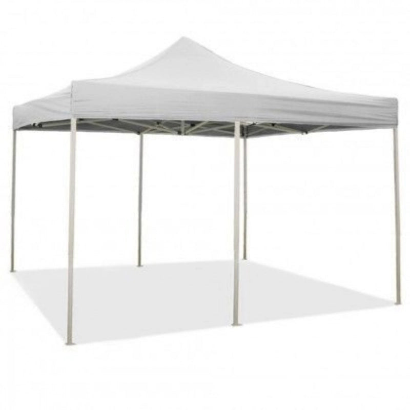 Gazebo richiudibile pieghevole 3 X 6 Bianco ricoperto in PVC impermeabile