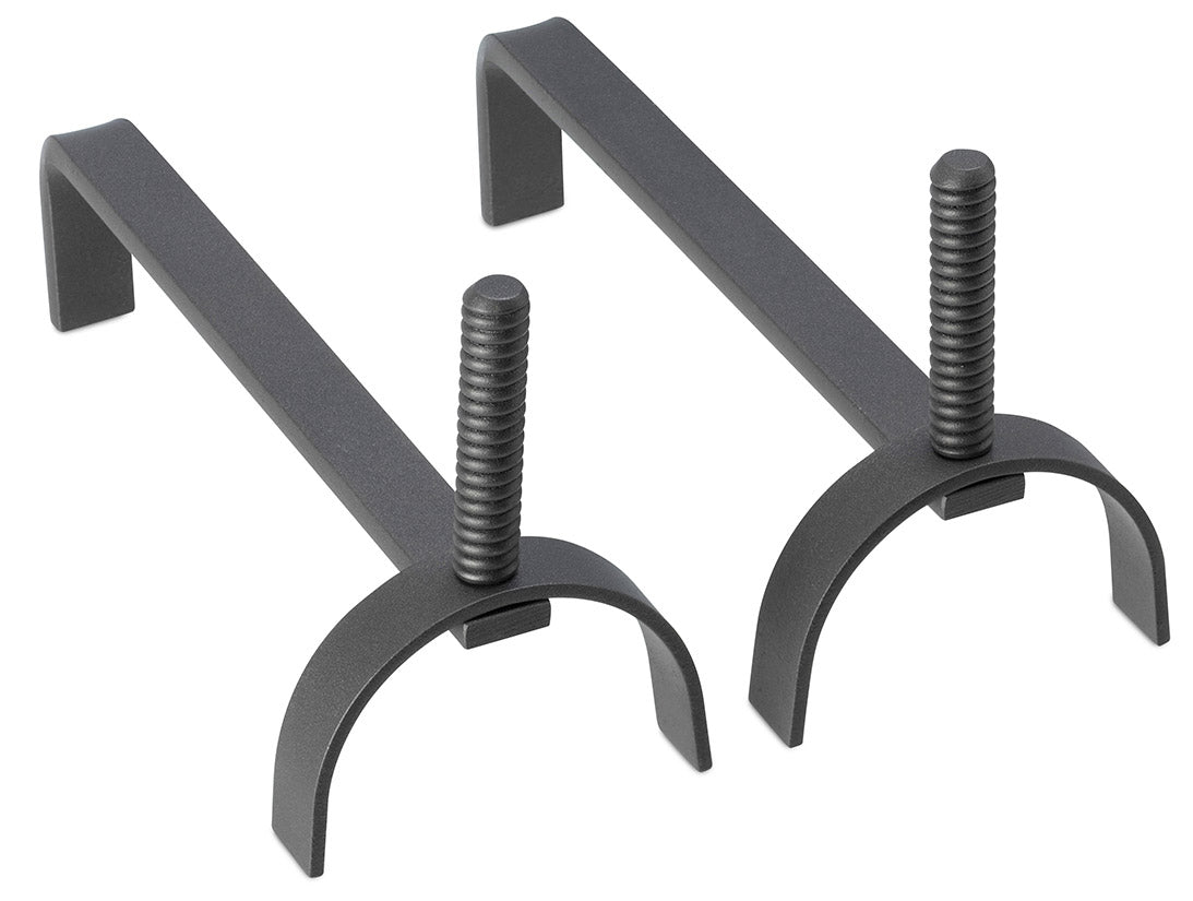 Coppia di Alari per camini e Stufe in Ferro Belfer 3006 Antracite