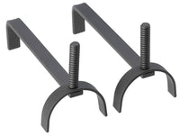 Coppia di Alari per camini e Stufe in Ferro Belfer 3006 Antracite