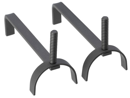 Coppia di Alari per camini e Stufe in Ferro Belfer 3006 Antracite