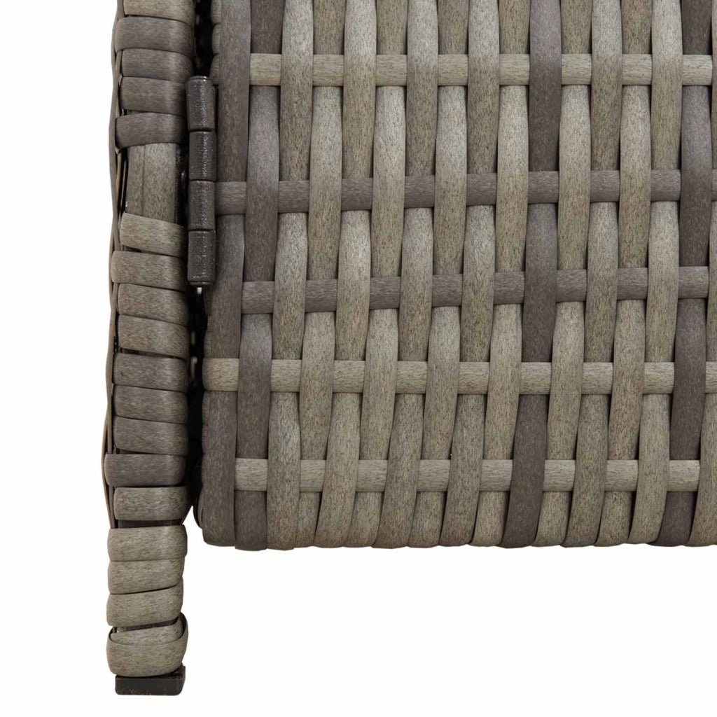 Armadio 70 x 50 x 87 cm pratico contenitore stile moderno poliestere grigio 02_0059654