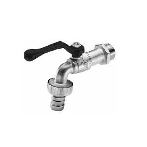 Rubinetto a sfera 1/2 con porta pompa TIEMME per esterno giardino Made in Italy art 2510