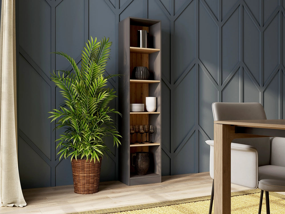 Scaffale ONYX R50 antracite artisan libreria moderna