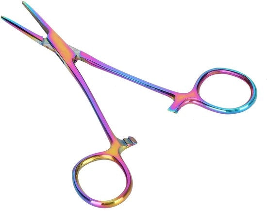 Pulitore per cani in acciaio inossidabile - Leggero - Sostenibile - Cerniera - Disegno a dente di sega - 14 cm - Spazzola per pelo arruffato