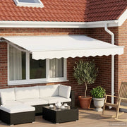 Cornice per Tenda Manuale con LED Bianco 3 x 2,5 m 3420586