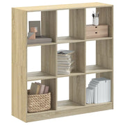 Libreria-Scaffale per Libri-Mobile di Stoccaggio Rovere Sonoma 102x32x108 cm in Legno Multistrato