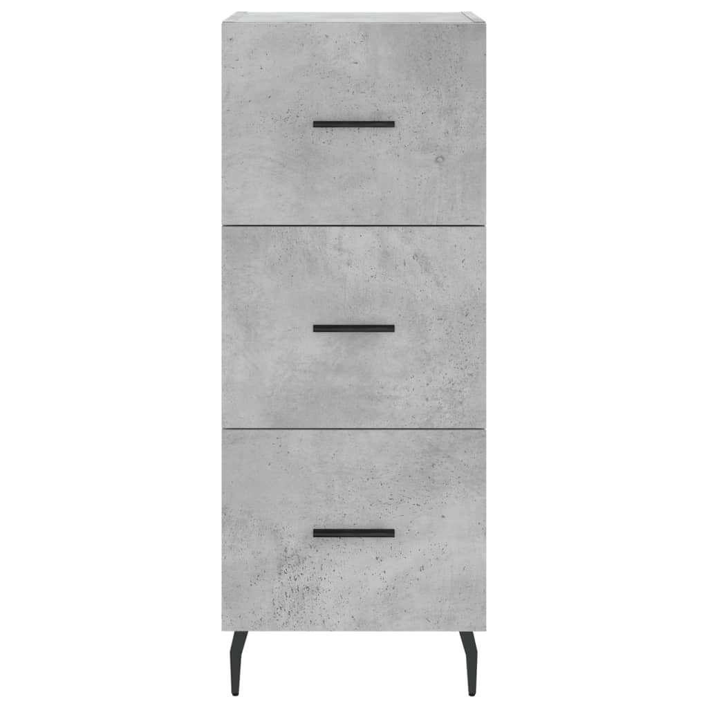 Buffet credenza cassettiera armadio mobile contenitore organizer per cucina soggiorno salotto 34,5 x 34 x 90 cm legno ingegnerizzato grigio 02_0031882