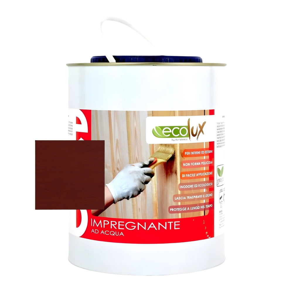 Ecolux impregnante fondo protettivo acrilico pigmentato ciliegio per legno *** formato 2.5 lt, confezione 1