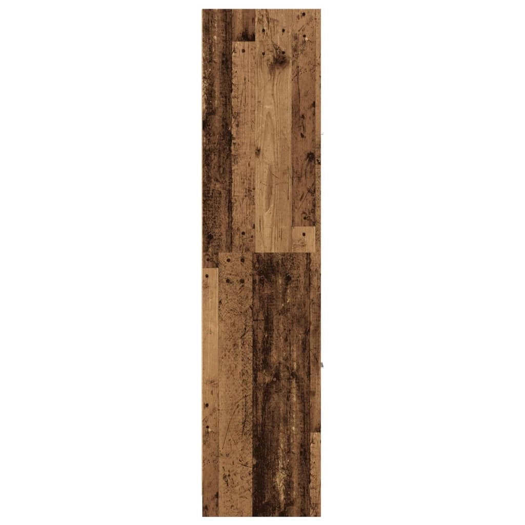 Mobiletto da farmacia vintage pratico 30 x 41 x 174,5 cm legno composito finitura effetto legno anticato 02_0055656