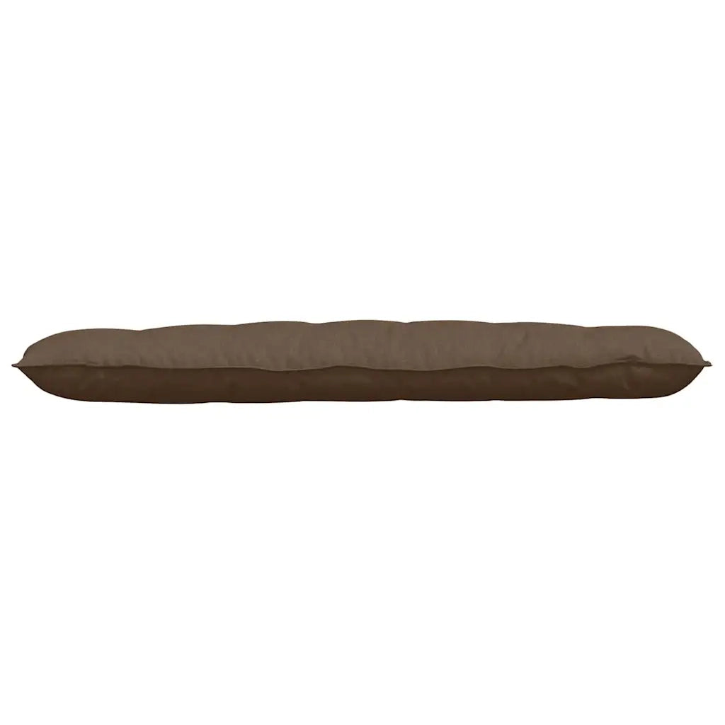 Cuscino per Schiena Marrone 160 x 19 x 50 cm Tessuto