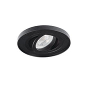 Faretto incasso orientabile tondo nero GU10 Kanlux 37165