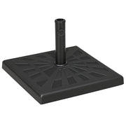 Base per Ombrellone da Giardino ¨C zephmum ¨C Nero 51x51x32 cm