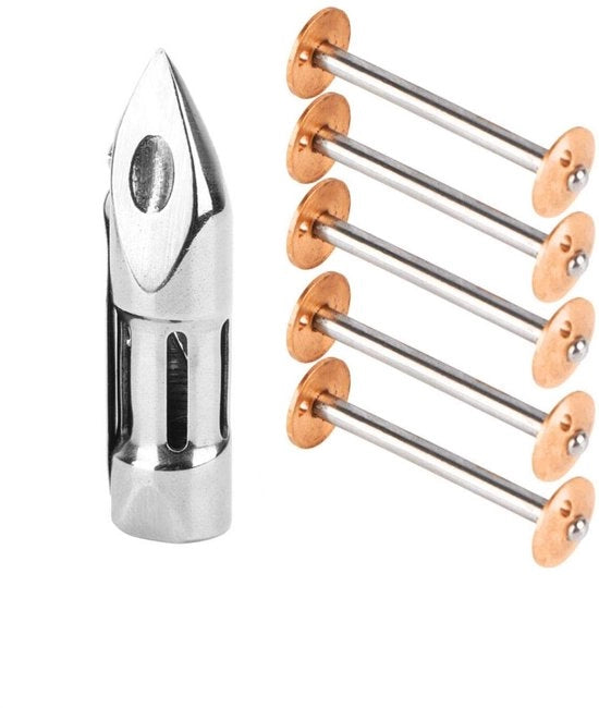 Accessori per macchina da cucire multifunzione - Otre macchina da cucire Singer 27/28 - Materiale metallo - 6 pezzi - Funzione di taglio a alta velocità - Ago