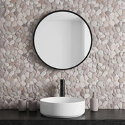 Pavimenti in ciottoli Beige e Rosa Pallido 30 x 30 cm 42033531