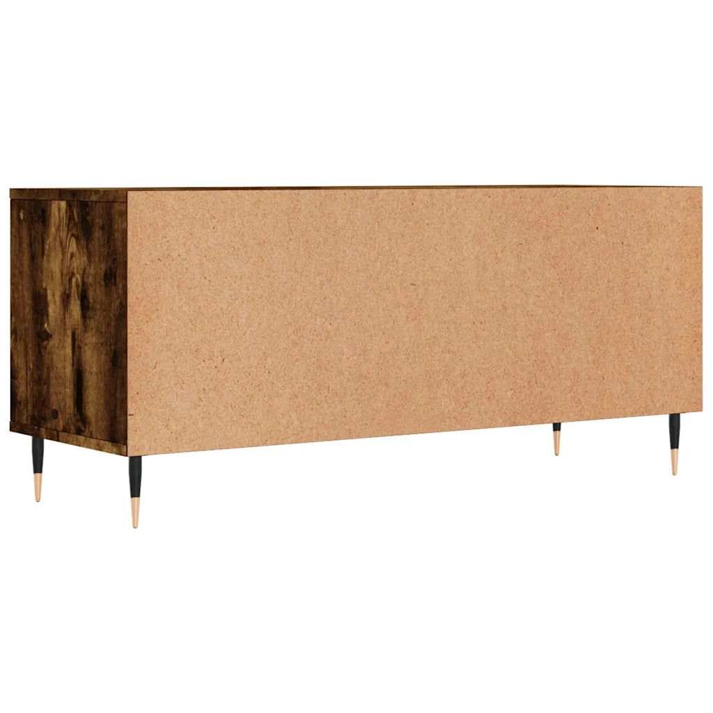 Mobile TV | Armadietto TV | Mobile Porta TV Rovere Fumo 100x34,5x44,5 cm in Legno Multistrato