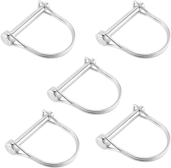 Penna a gas per giardino pieghevole 6 x 70 mm - Blocco in acciaio - Set da 5 pezzi