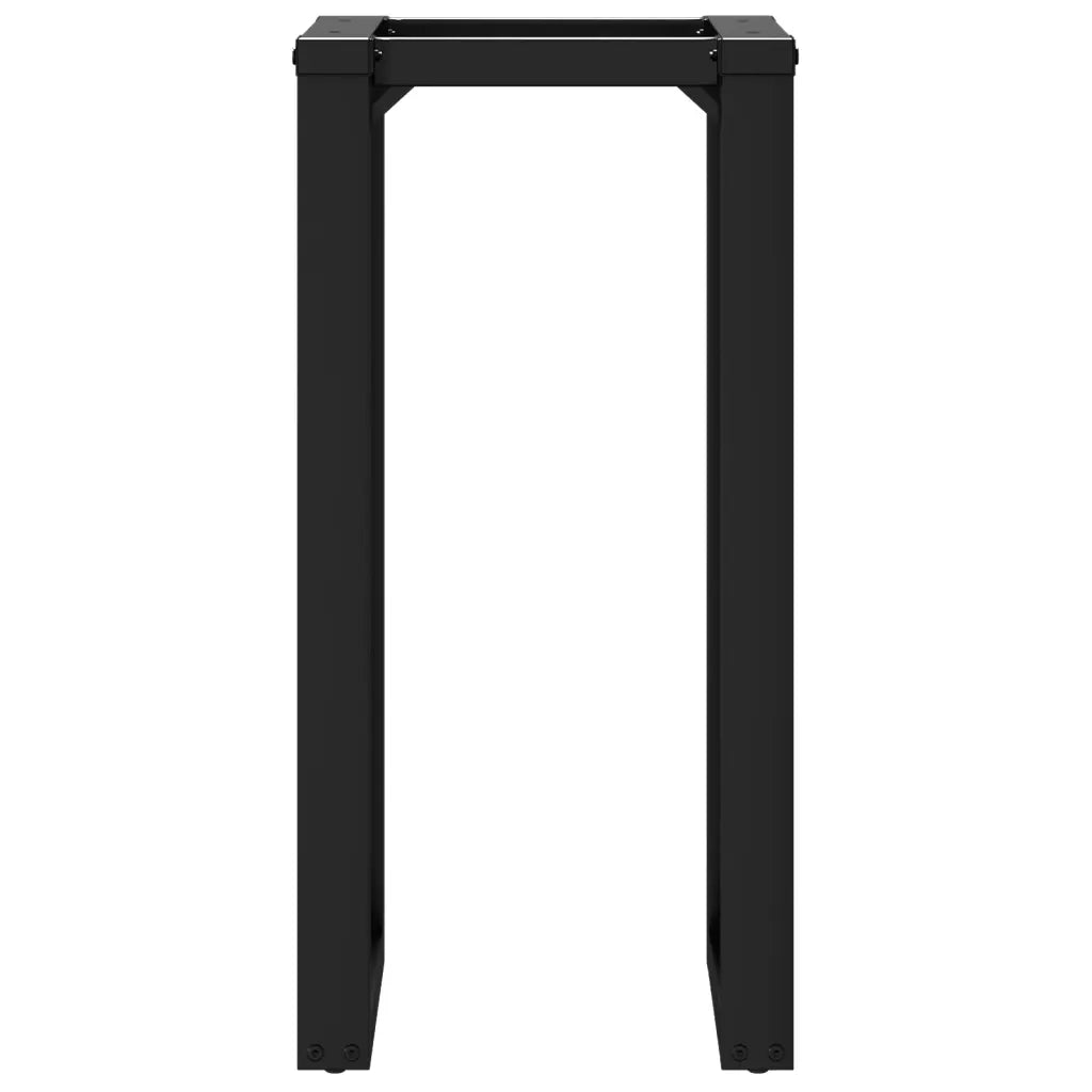 Telaio Gambe a O per Tavolo da Pranzo 40x40x73 cm in Acciaio