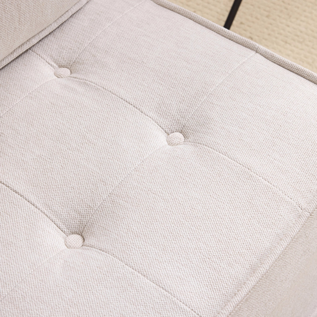 Divano modulare 80.0x36.0x32.0 cm componibile e compatto in compensato beige