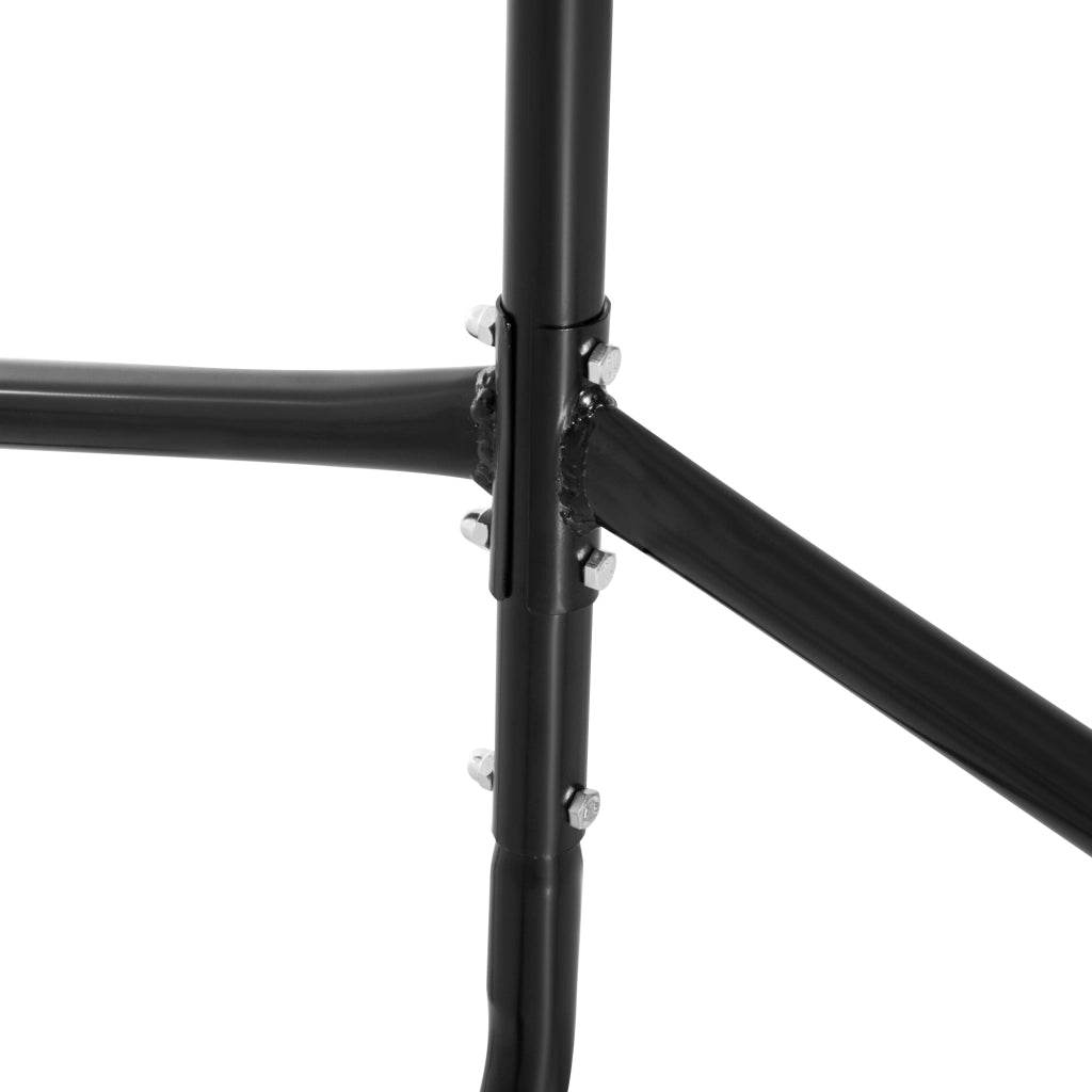 Appendiabiti con Ruote in Metallo Nero ¨C Xylo ¨C 150x60x170 cm, Carico 140 kg