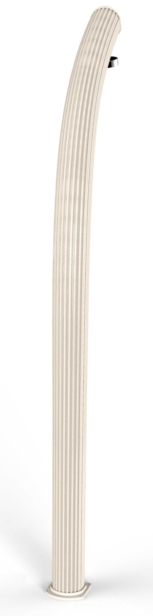 Doccia Solare da Giardino 25L Miscelatore e Lavapiedi Arkema Jolly Bianco Crema