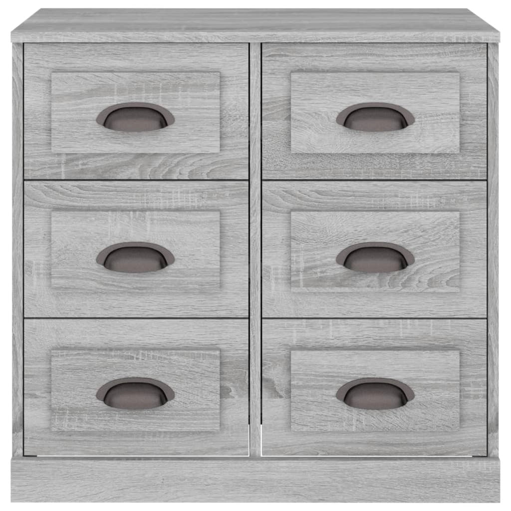 Buffet credenza cassettiera mobiletto mobile contenitore organizer cucina soggiorno Sonoma 70 x 35,5 x 67,5 cm legno ingegnerizzato grigio 02_0036515