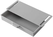 Organizzatore di Cassetta per Caricabatterie - Per Sotto Scrivania - In ABS - Cassetta Opaca Autoadesiva - Ufficio/Casa - 23.5x10.5x3.5cm - Sostenibile