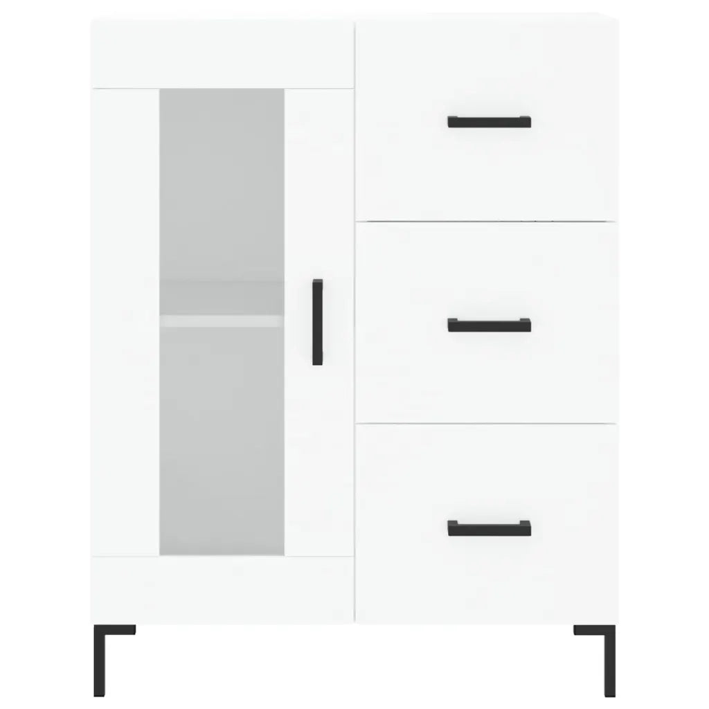 Credenza Bianca 69,5x34x180 cm in Legno Multistrato 3189509