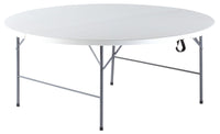 Tavolo Catering Rotondo Pieghevole Ø181cm Morel Bianco