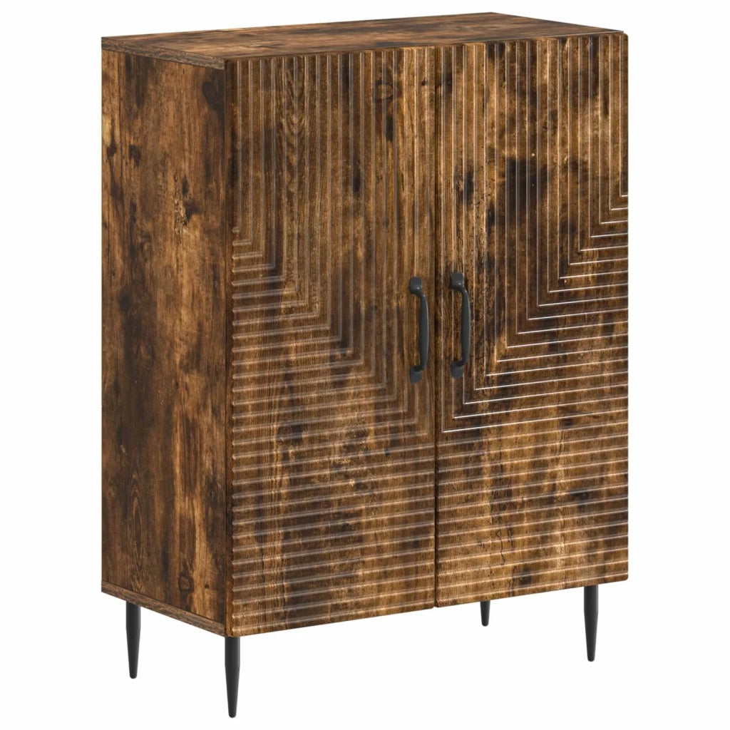 Set di armadietti da bagno in 3 pezzi HAARLEM Rovere Fumo 3417455