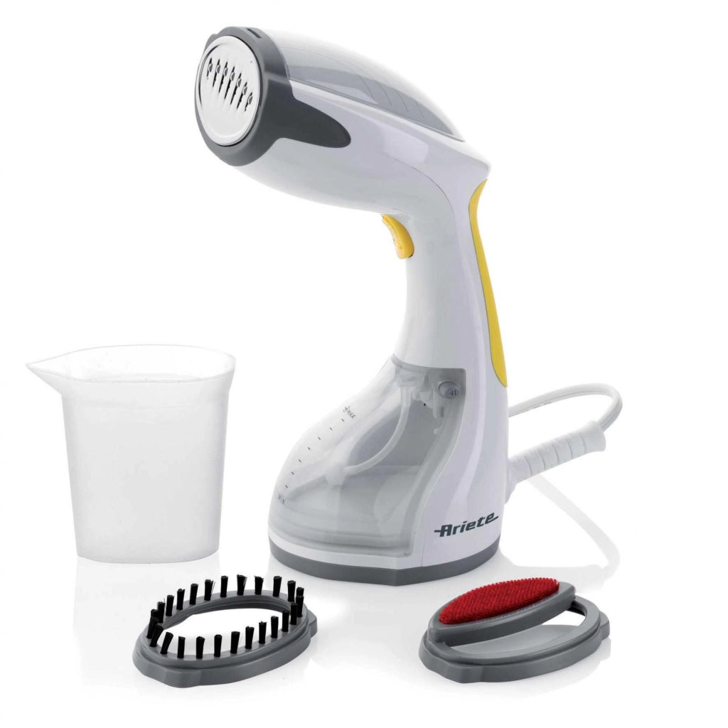Ariete 4167 Stiratrice Verticale a Vapore Piastra Acciaio Inox 1200W Serbatoio 260 ml Spazzola Pelucchi colore Bianco