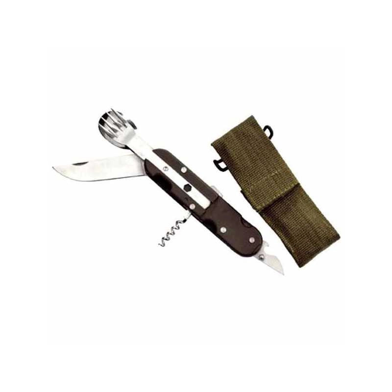 Coltello Multiuso Posate Campeggio Ausonia