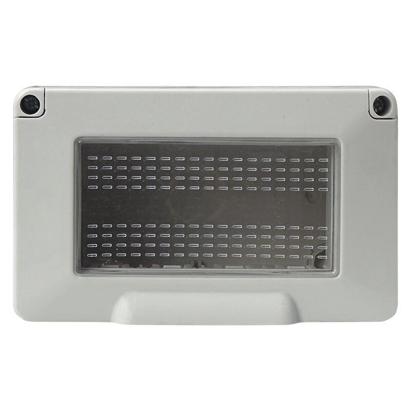 Custodia 4P IP55 Scatola Porta Frutti Con Coperchio 4 Posti Moduli Compatibile Con Vimar Plana