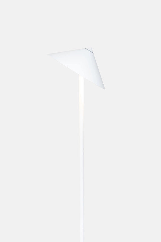 Zafferano Lampada da Terra Led Ricaricabile Pina XXL - 6W, IP65, Dimmer Touch, Testa Magnetica, Design Moderno per Interni ed Esterni - Bianco
