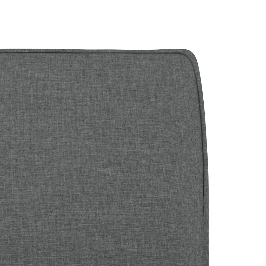 Sedia Lounge Grigio Scuro 52x75x76 cm in Tessuto 351313