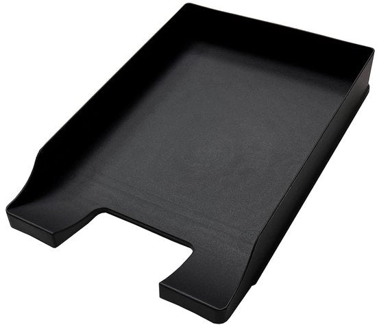 Organizzatore da scrivania ripiegabile - nero plastico - 35 x 25 x 5,2 cm
