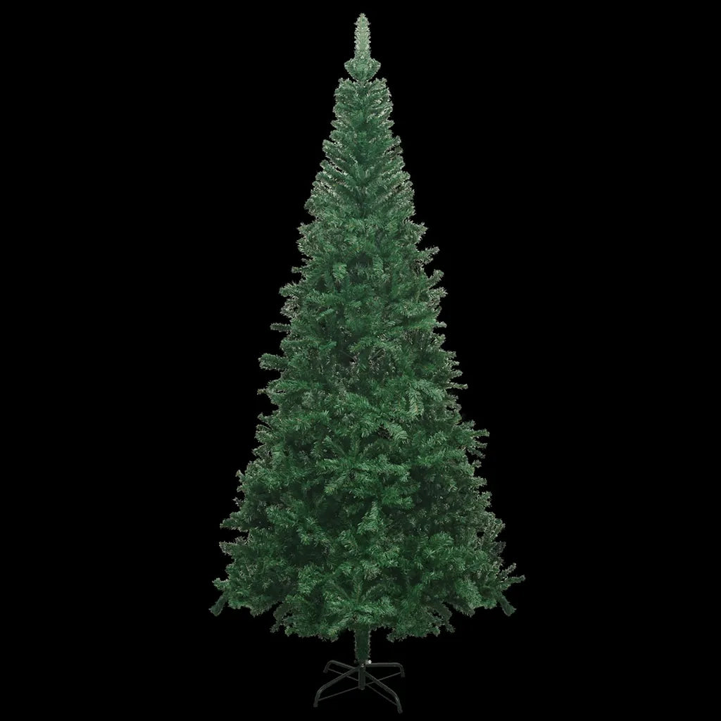Albero di Natale Preilluminato con Palline 240 cm Verde 3077491