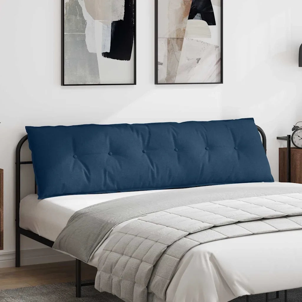 Cuscino per Schiena | Cuscino dorsale Blu 180 x 19 x 50 cm Tessuto