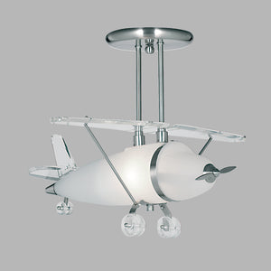 Sospensione Contemporanea Novità Acciaio Argento Vetro Trasparente 1 Luce E27