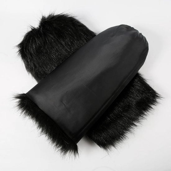 Calzamaglie per donna 40cm - Calzamaglie invernali morbide - Fermagli per calze adattabili - Veloce e comodo acrilico - Protezione dal clima freddo - Muffe per gambe