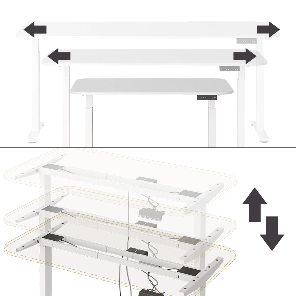 Vicco Scrivania Bianco 140 x 80 cm