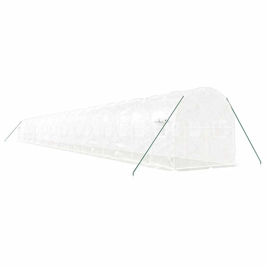 Serra con Telaio in Acciaio Bianco 44 mÂ² 22x2x2 m
