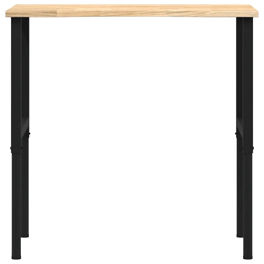 Banco da Lavoro 100x60x(71,5-98) cm Legno Massello Rovere