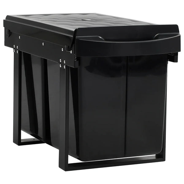 Cestino Estraibile per Mobile Cucina-Scaffale per Cucina Chiusura Ammortizzata 48L